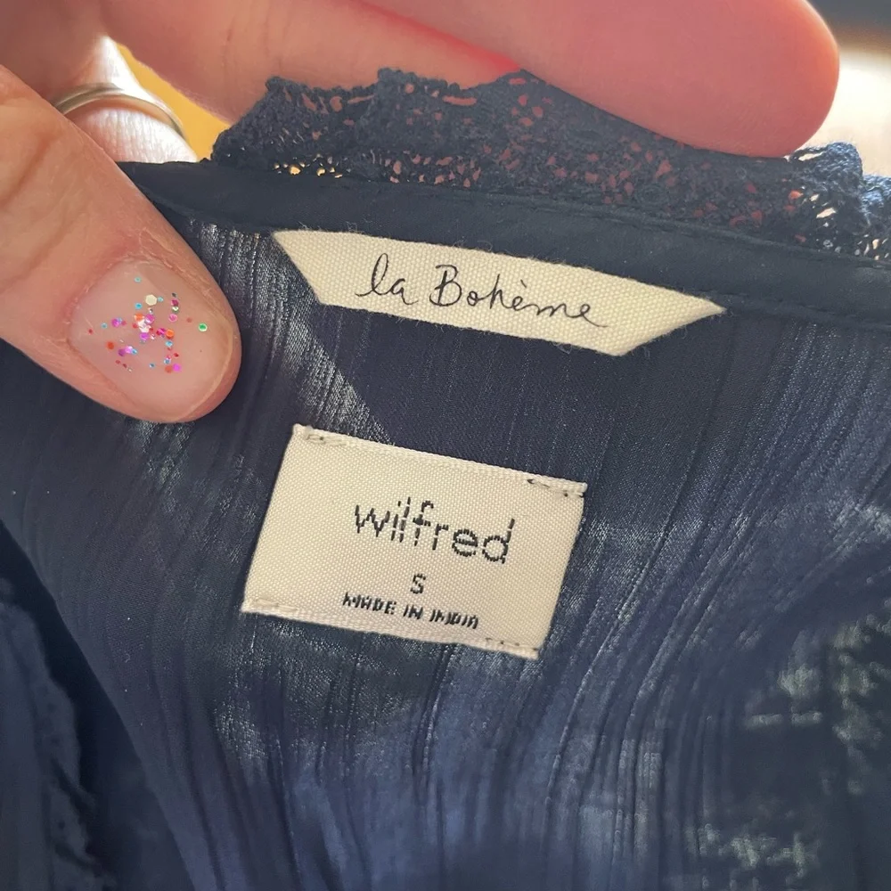 Wilfred Navy Blue Midi Dress - Picture 15 of 16